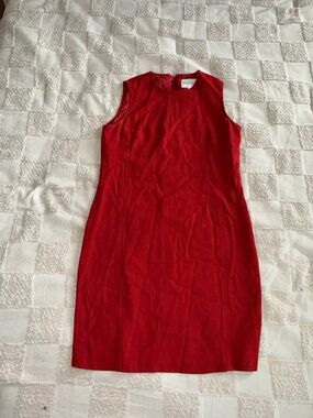 Emanuel Ungaro Sleeveless Red Sheath Dress size 4/38